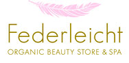Logo Federleicht - Organic Beauty Store Bielefeld